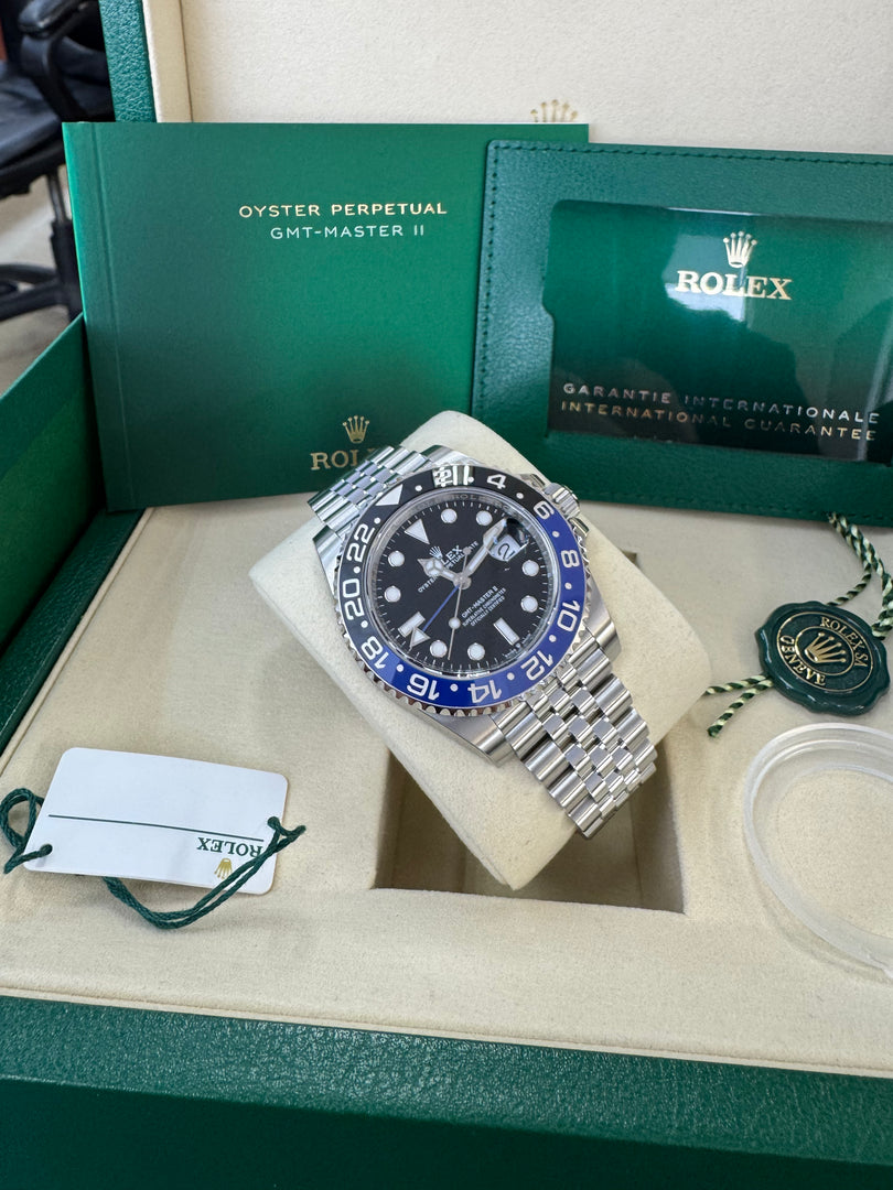 Rolex GMT-Master II "BatGirl" 2026 126710BLNR Jubilee Full Stickers