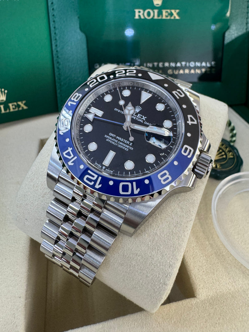 Rolex GMT-Master II "BatGirl" 2026 126710BLNR Jubilee Full Stickers