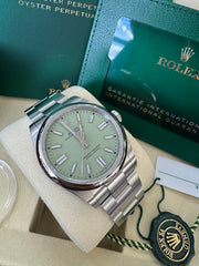 Rolex Oyster Perpetual 41mm 2026 Pistachio Dial 134300