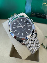 Rolex Datejust 41mm 126300 2021 Black Jubilee