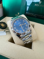 Load image into Gallery viewer, Rolex Datejust 41mm 126334 2024 Blue Azzuro Dial Oyster
