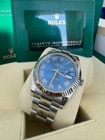 Load image into Gallery viewer, Rolex Datejust 41mm 126334 2024 Blue Azzuro Dial Oyster
