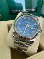 Load image into Gallery viewer, Rolex Datejust 41mm 126334 2024 Blue Azzuro Dial Oyster
