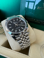 Load image into Gallery viewer, Rolex Datejust 41mm 126300 2022 Black Index Jubilee
