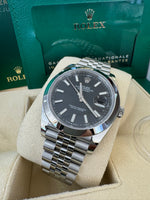 Load image into Gallery viewer, Rolex Datejust 41mm 126300 2022 Black Index Jubilee
