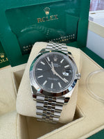 Load image into Gallery viewer, Rolex Datejust 41mm 126300 2022 Black Index Jubilee
