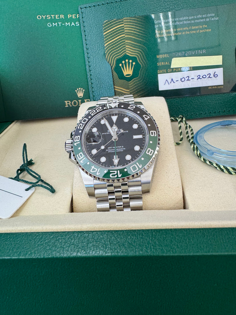 Rolex GMT-Master II "Sprite" 2026 126720VTNR Jubilee