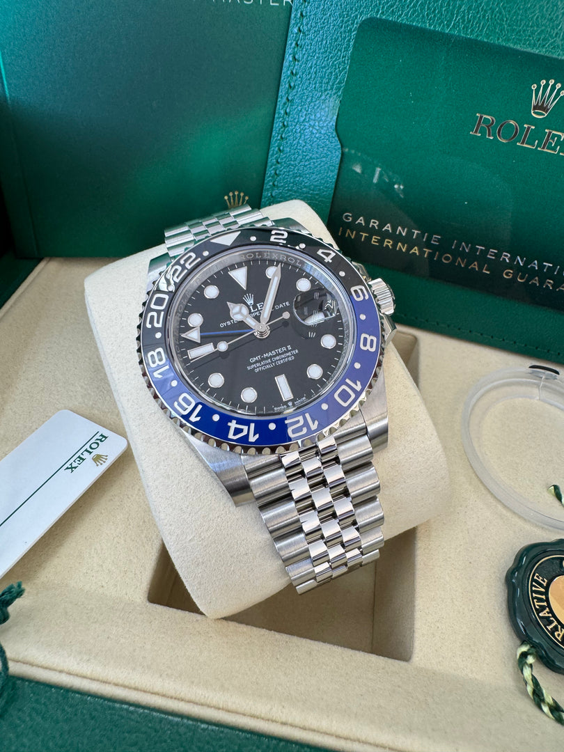 Rolex GMT-Master II "BatGirl" 2026 126710BLNR Jubilee