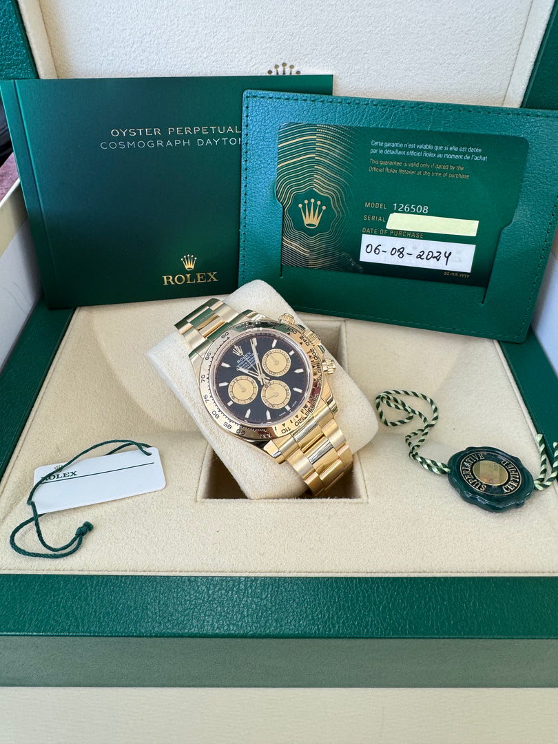 Rolex Daytona 126508 Like New  2024 Paul Newman Dial