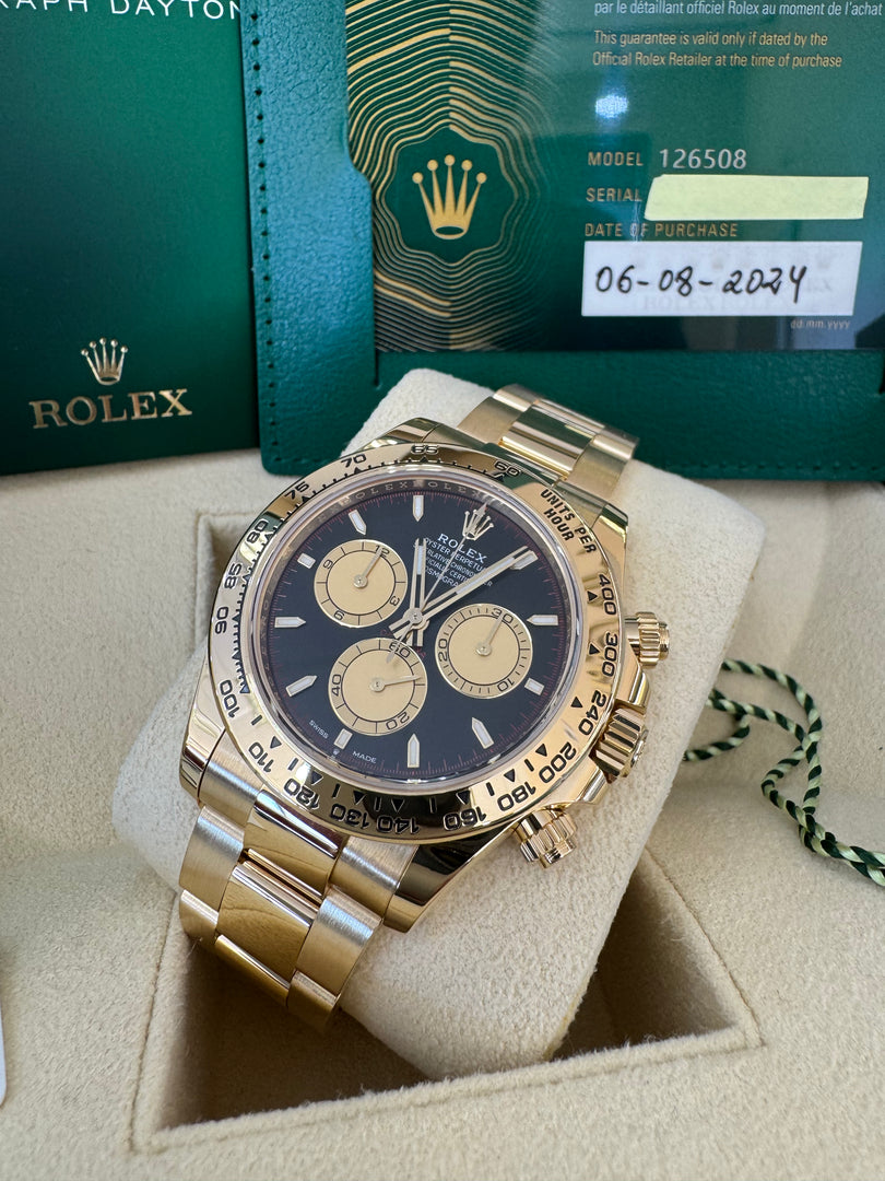Rolex Daytona 126508 Like New  2024 Paul Newman Dial