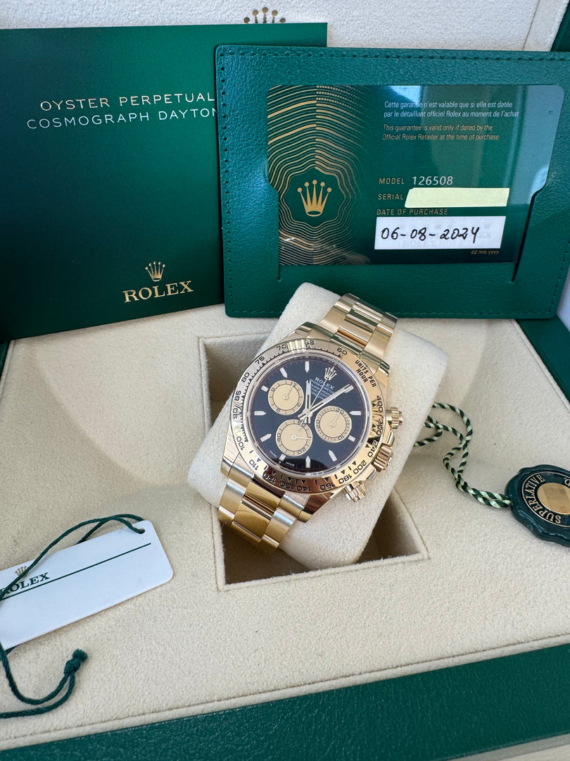 Rolex Daytona 126508 Like New  2024 Paul Newman Dial