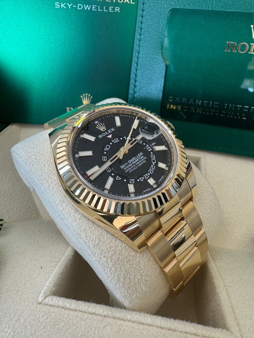 Rolex Sky-Dweller 326938 Black Index Dial 2021