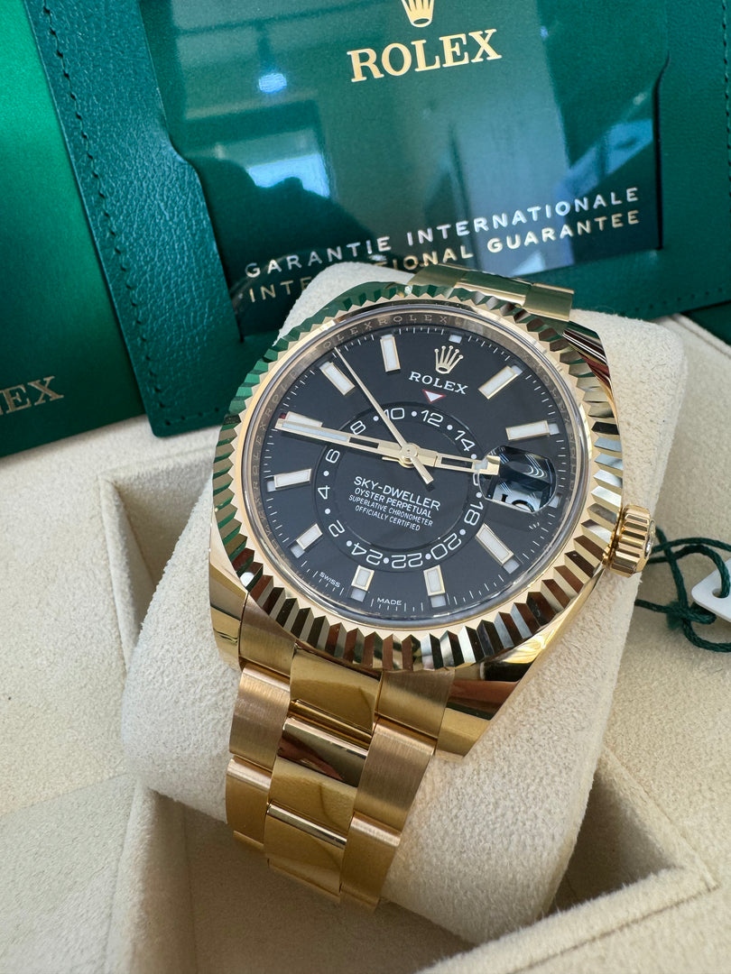 Rolex Sky-Dweller 326938 Black Index Dial 2021