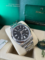 Load image into Gallery viewer, Rolex Oyster Perpetual 41mm 2024  Black Dial 124300
