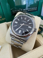 Load image into Gallery viewer, Rolex Oyster Perpetual 41mm 2024  Black Dial 124300
