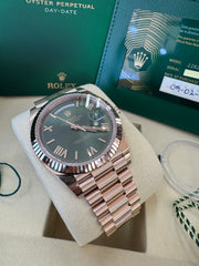 Rolex Day-Date 40 Olive Dial 228235 2026 (60th Anniversary)