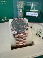 Load image into Gallery viewer, Rolex Day-Date 40 Olive Dial 228235 2026 (60th Anniversary)
