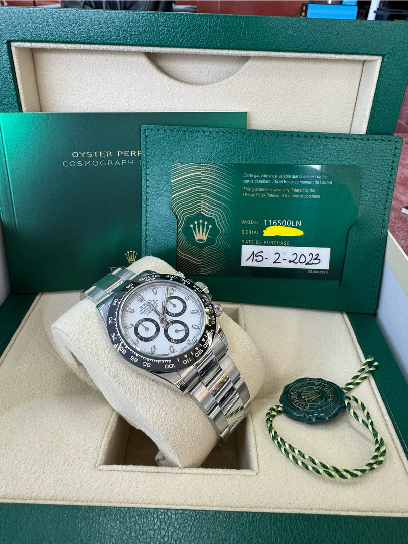 Rolex Daytona 116500LN 2023 White Dial "Panda"