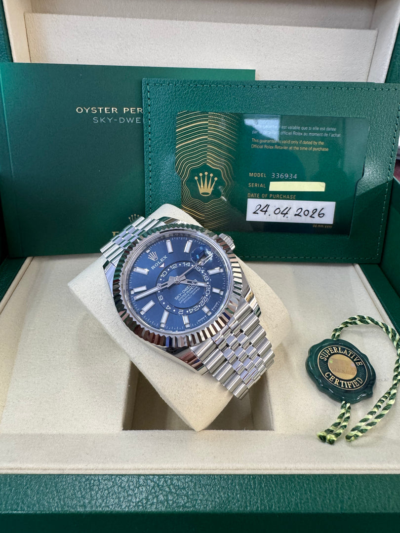 Rolex Sky-Dweller 336934 Blue Dial 2026 Jubilee