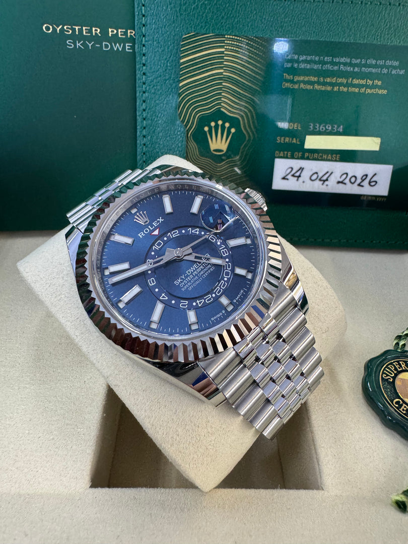 Rolex Sky-Dweller 336934 Blue Dial 2026 Jubilee
