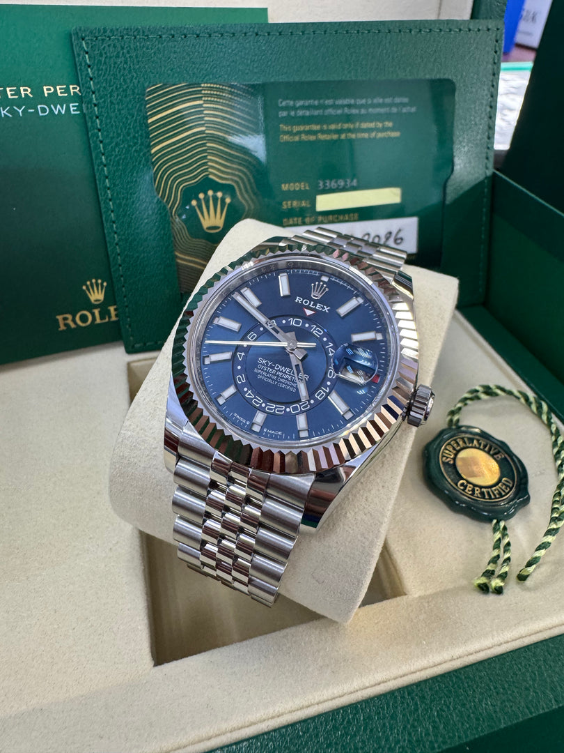 Rolex Sky-Dweller 336934 Blue Dial 2026 Jubilee