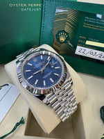 Load image into Gallery viewer, Rolex Datejust 41mm 126334 2026 Blue Index Dial Jubilee