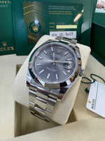 Load image into Gallery viewer, Rolex Datejust 41mm 126300 2025 Rhodium Oyster