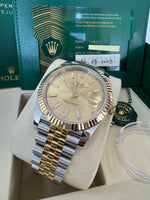 Load image into Gallery viewer, Rolex Datejust 41 Champagne Index Dial 126333 2025 Jubilee