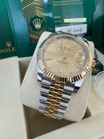 Load image into Gallery viewer, Rolex Datejust 41 Champagne Index Dial 126333 2025 Jubilee