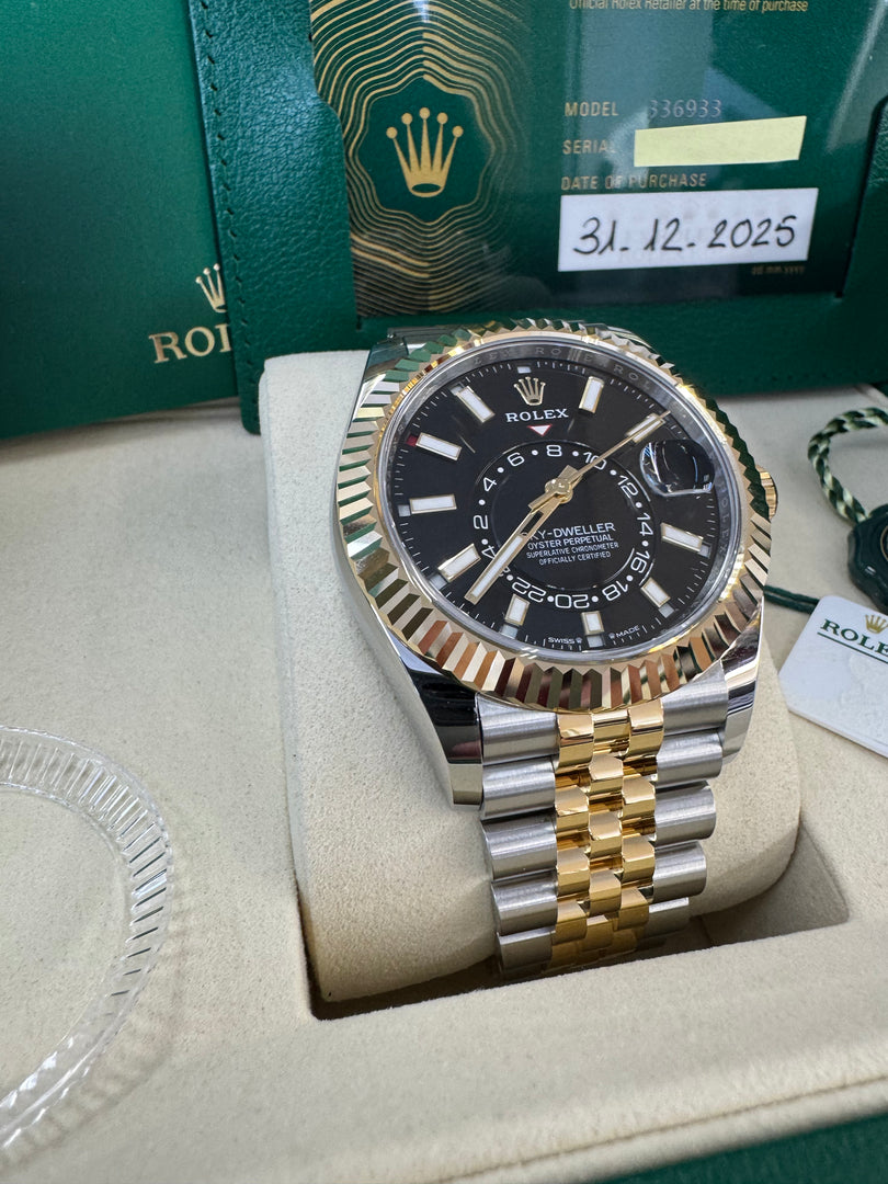 Rolex Sky-Dweller 336933 Black Dial 2025 Jubilee