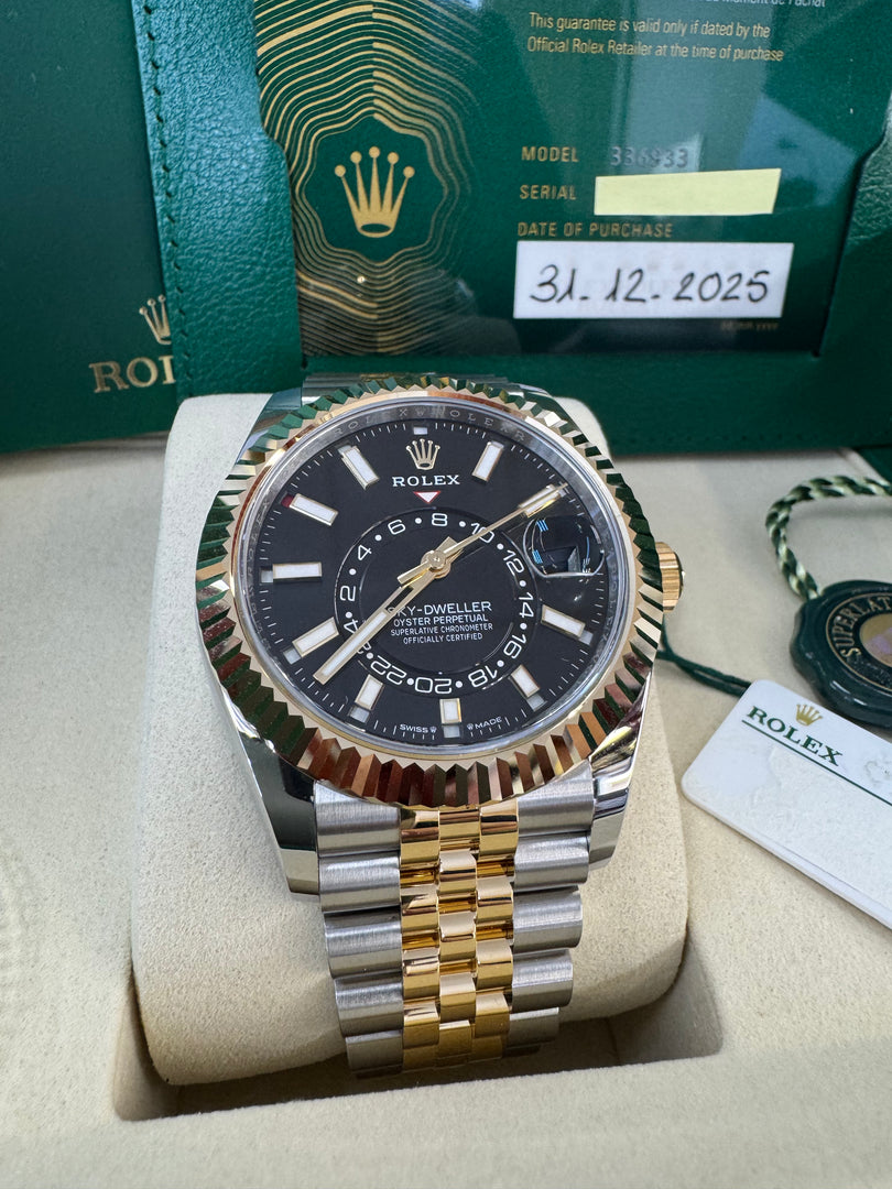 Rolex Sky-Dweller 336933 Black Dial 2025 Jubilee