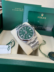 Rolex Oyster Perpetual 41mm 2026 Green Dial 134300