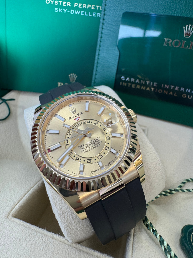 Rolex Sky-Dweller Oyster-Flex 336238 Champagne Dial 2024