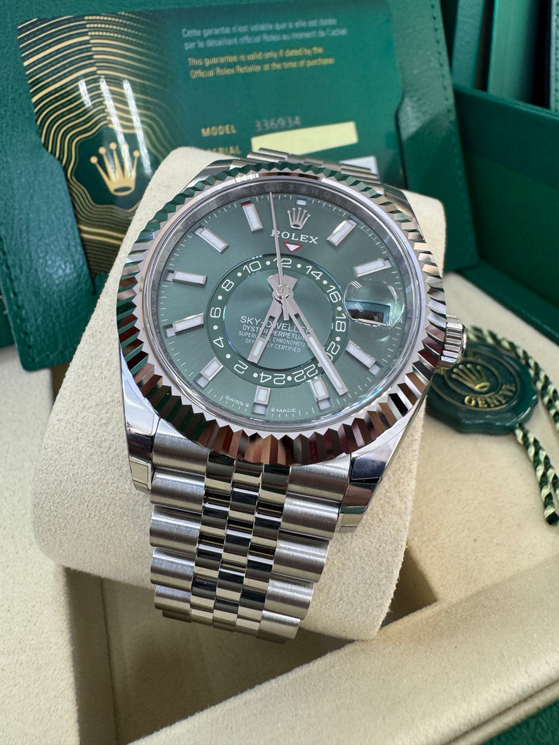 Rolex Sky-Dweller 336934 Mint Green Dial 2026 Jubilee