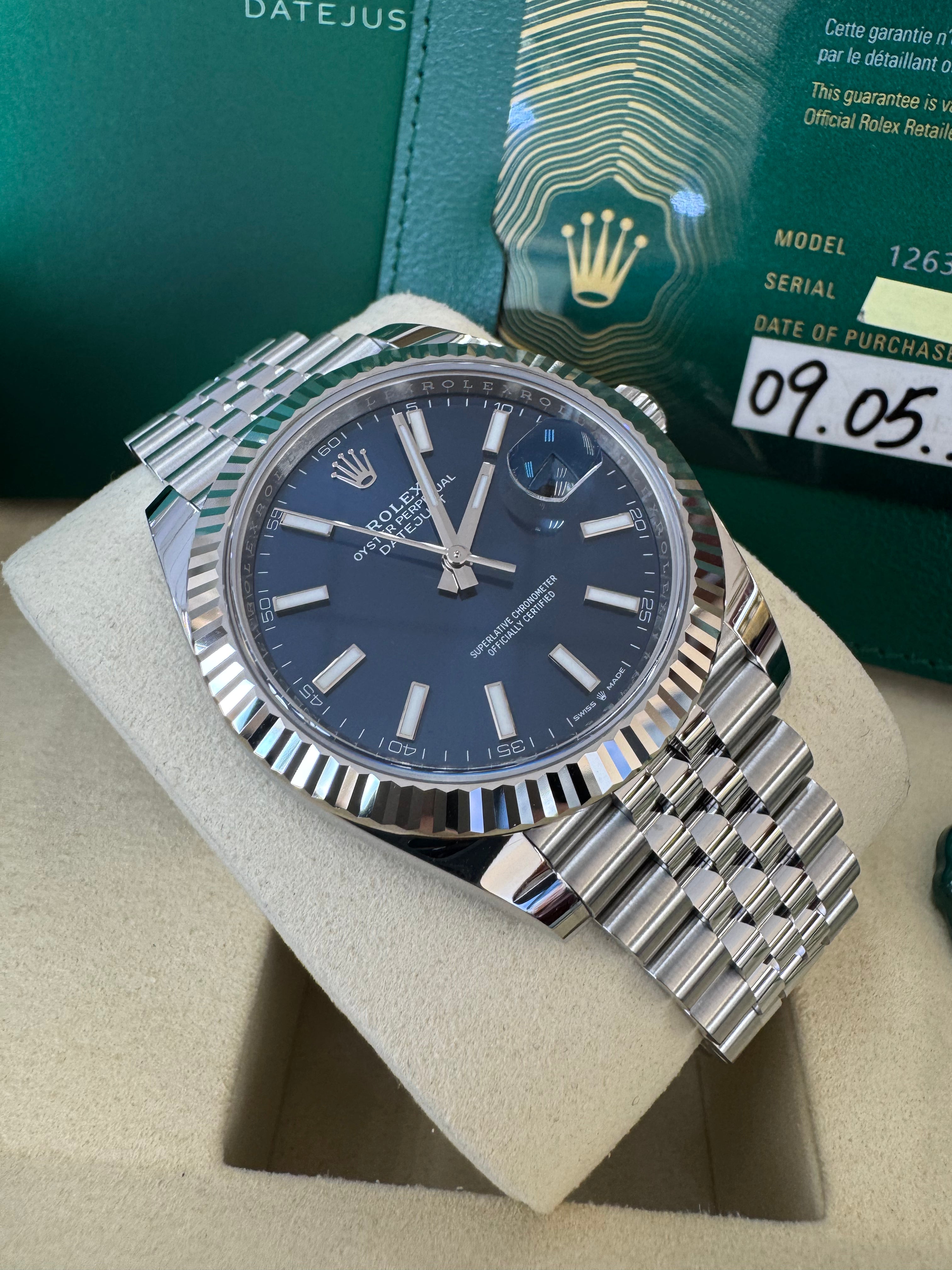 トッティ Rolex Datejust 126331 - Gents Watch - Chocolate Dial - 2016