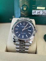 Load image into Gallery viewer, Rolex Datejust 41mm 126334 2026 Blue Index Dial Jubilee