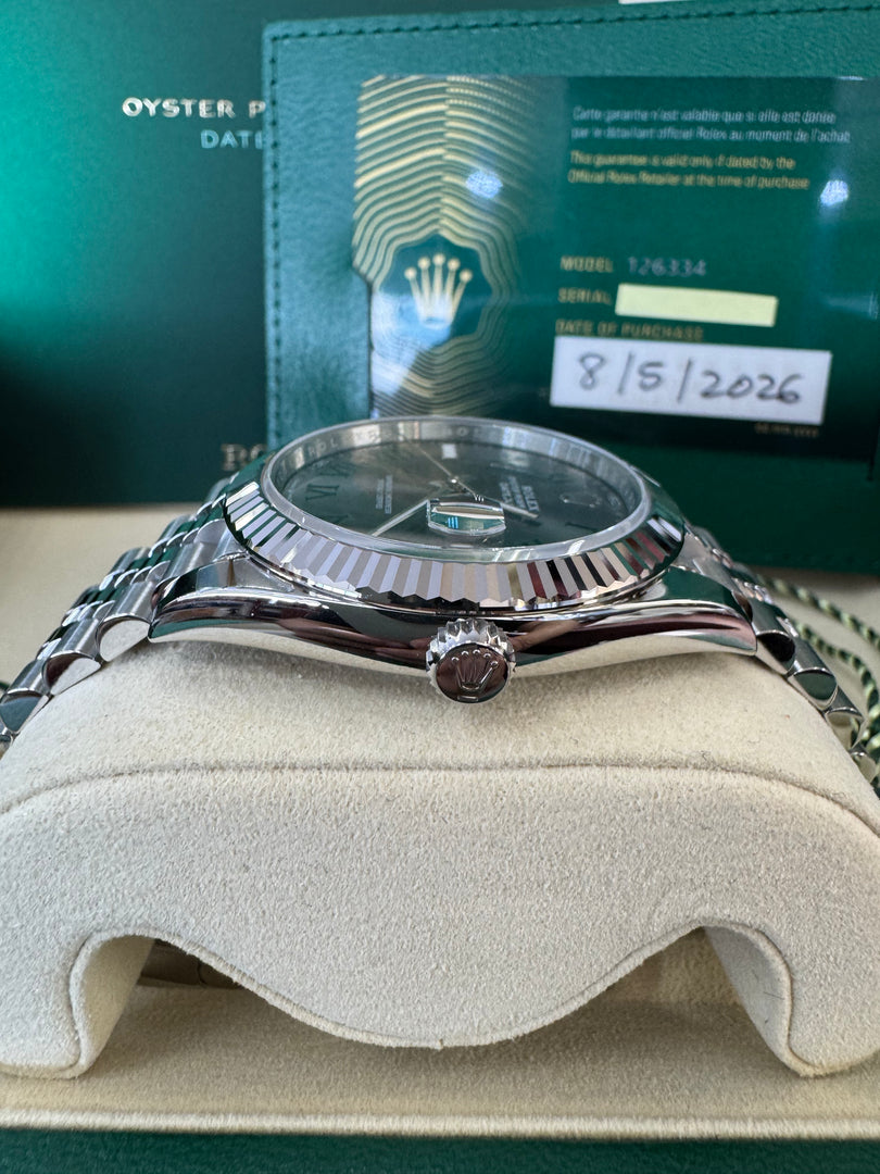 Rolex Datejust 41mm 126334 2026 Wimbeldon Dial Jubilee