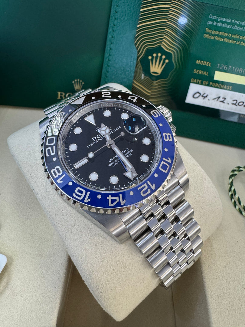 Rolex GMT-Master II "Batgirl" 2025 126710BLNR Jubilee