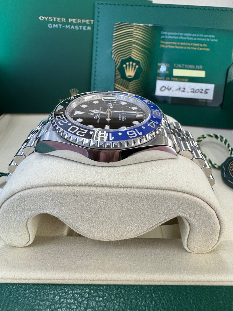 Rolex GMT-Master II "Batgirl" 2025 126710BLNR Jubilee
