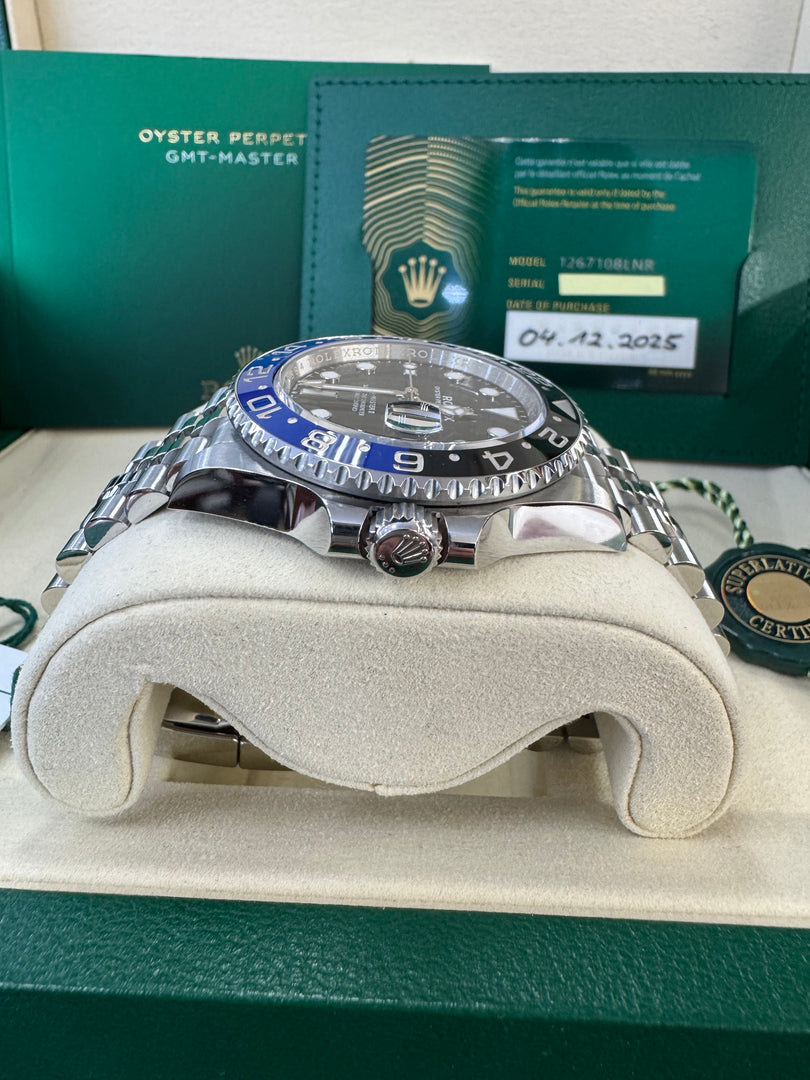 Rolex GMT-Master II "Batgirl" 2025 126710BLNR Jubilee