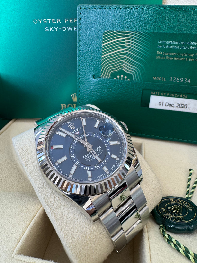 Rolex Sky-Dweller 326934 Blue Dial 2020 Oyster