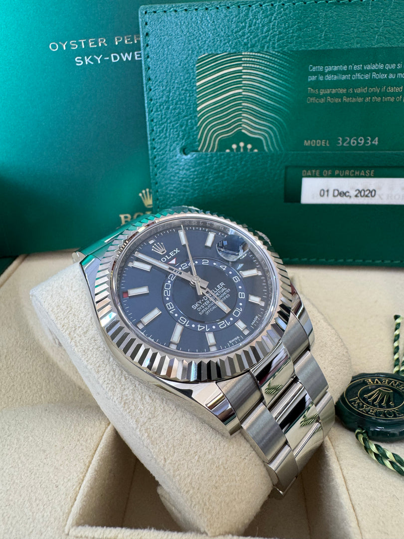 Rolex Sky-Dweller 326934 Blue Dial 2020 Oyster