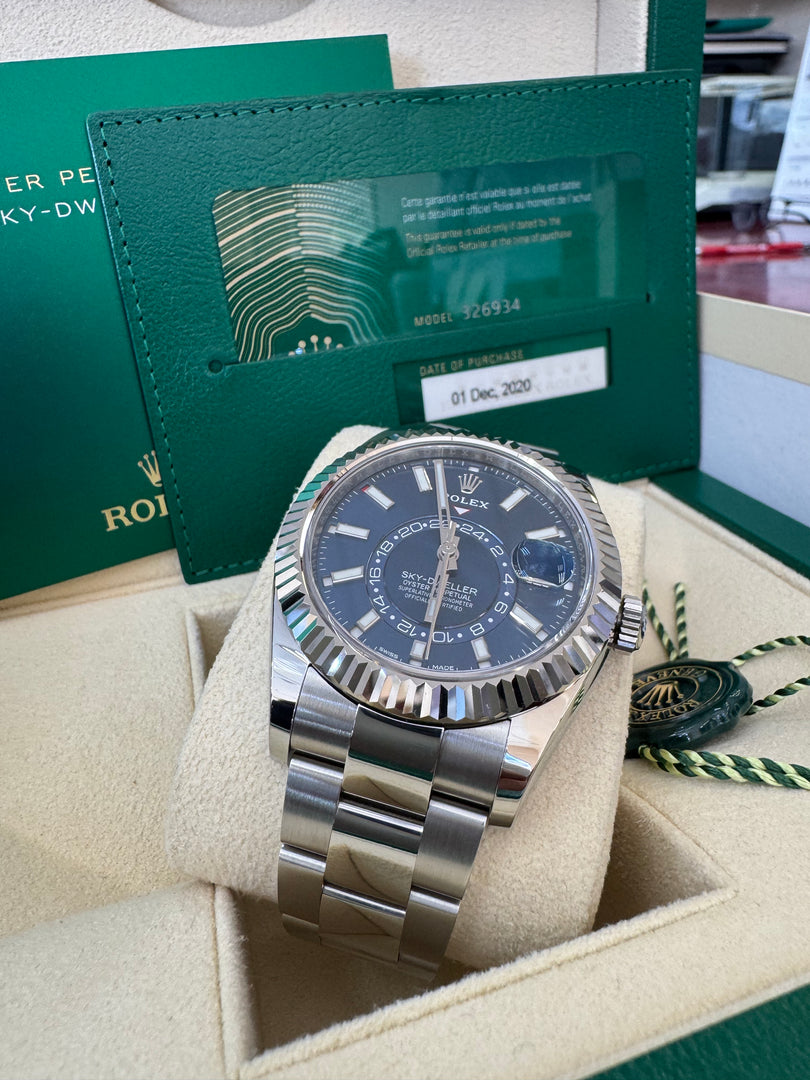 Rolex Sky-Dweller 326934 Blue Dial 2020 Oyster