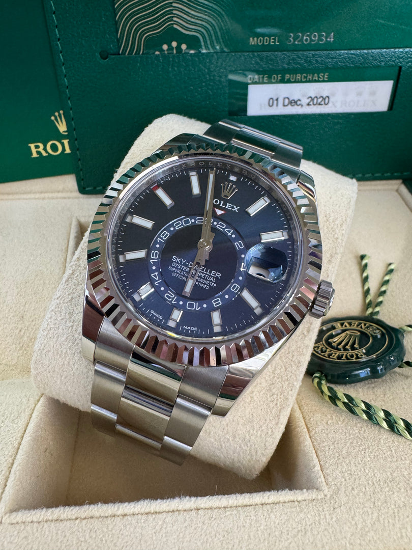 Rolex Sky-Dweller 326934 Blue Dial 2020 Oyster