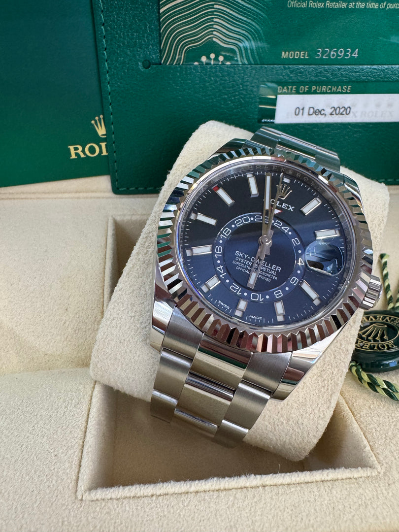 Rolex Sky-Dweller 326934 Blue Dial 2020 Oyster