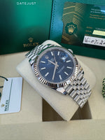 Load image into Gallery viewer, Rolex Datejust 41mm 126334 2024 Blue Index Dial Jubilee