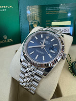 Load image into Gallery viewer, Rolex Datejust 41mm 126334 2024 Blue Index Dial Jubilee