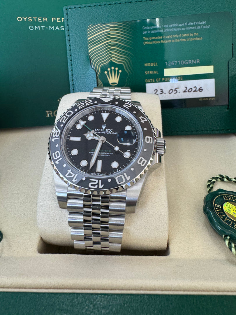 Rolex GMT-Master II "Bruce Wayne" 2026 126710GRNR Jubilee