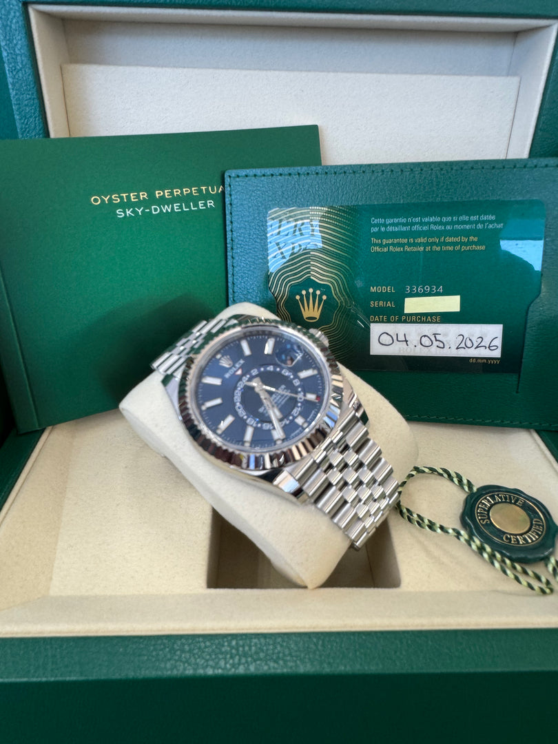 Rolex Sky-Dweller 336934 Blue Dial 2026 Jubilee