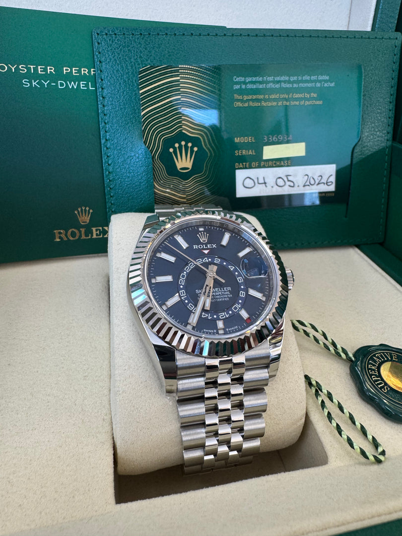 Rolex Sky-Dweller 336934 Blue Dial 2026 Jubilee